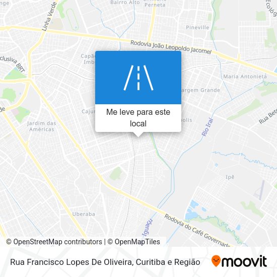 Rua Francisco Lopes De Oliveira mapa