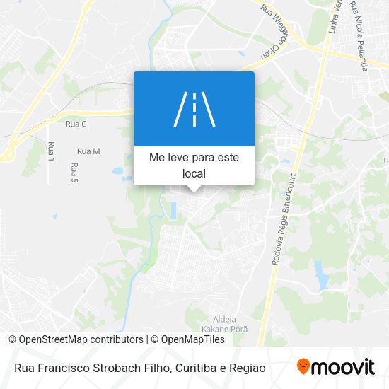 Rua Francisco Strobach Filho mapa