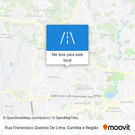 Rua Franscisco Querino De Lima mapa