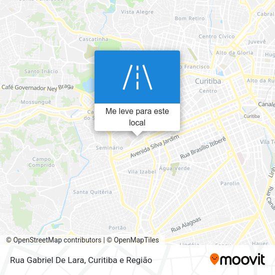 Rua Gabriel De Lara mapa