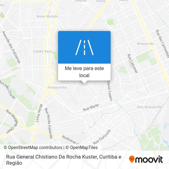 Rua General Chistiano Da Rocha Kuster mapa