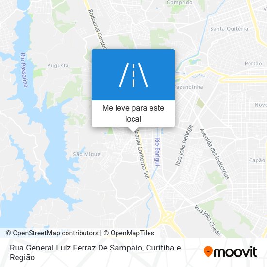 Rua General Luíz Ferraz De Sampaio mapa