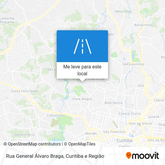 Rua General Álvaro Braga mapa