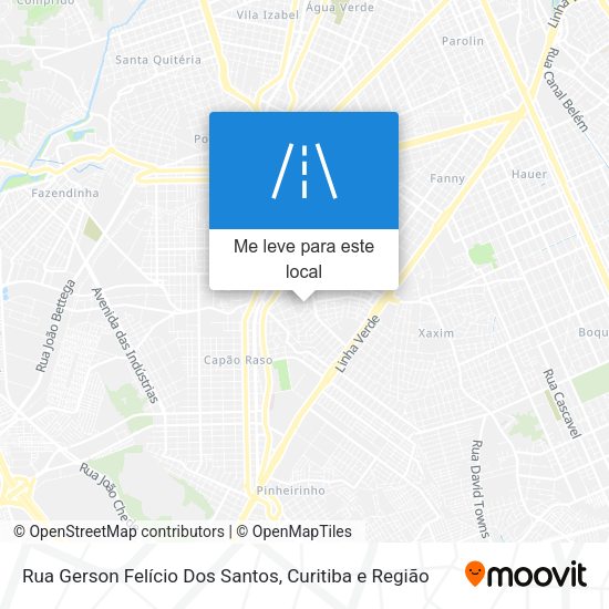Rua Gerson Felício Dos Santos mapa