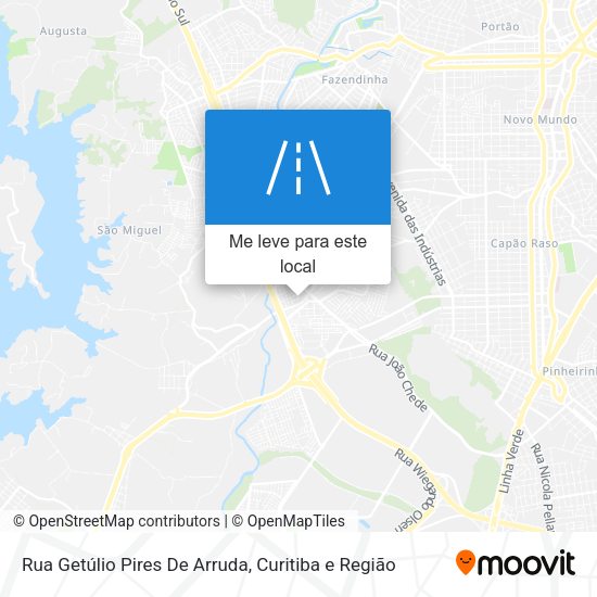 Rua Getúlio Pires De Arruda mapa