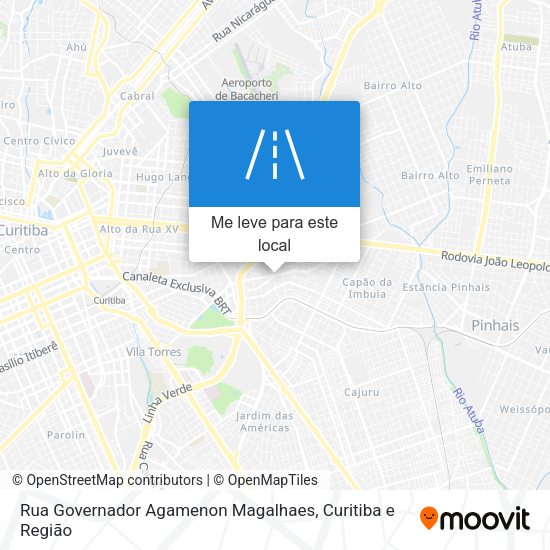 Rua Governador Agamenon Magalhaes mapa