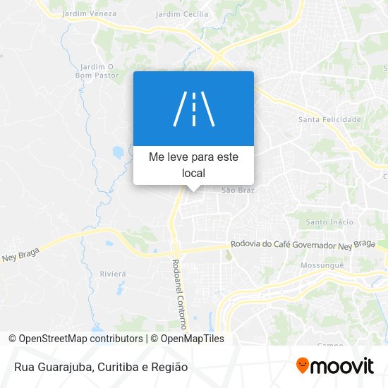 Rua Guarajuba mapa
