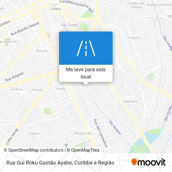 Rua Gui Roku Gastão Ayabe mapa