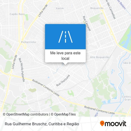 Rua Guilherme Bruschz mapa