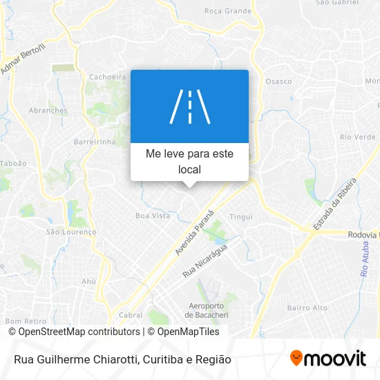 Rua Guilherme Chiarotti mapa