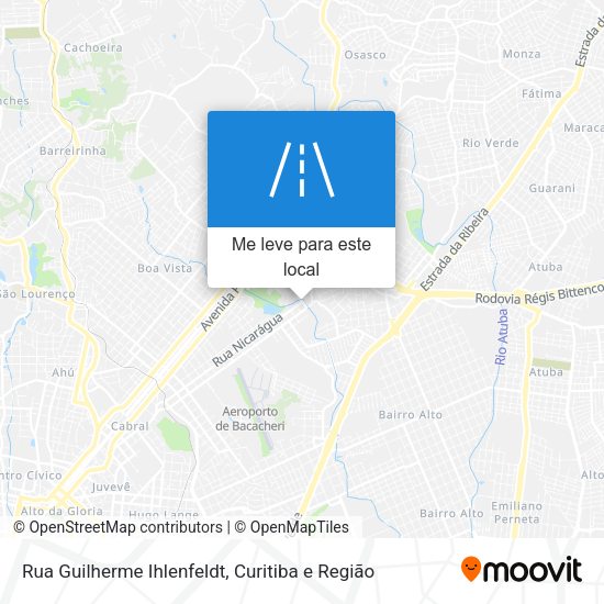 Rua Guilherme Ihlenfeldt mapa