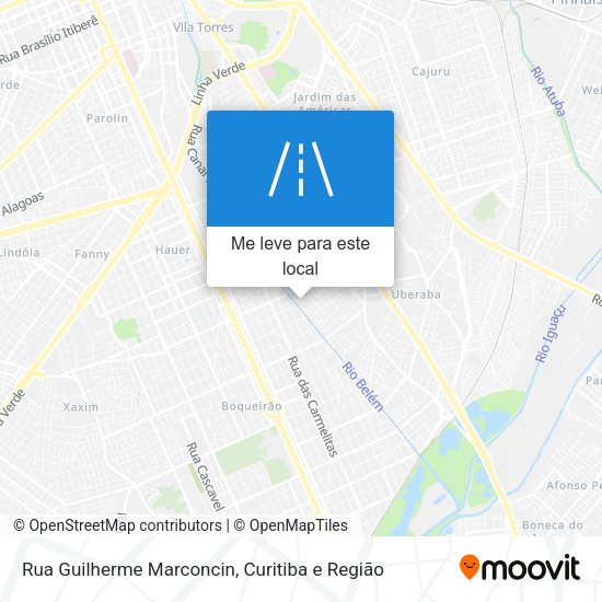 Rua Guilherme Marconcin mapa