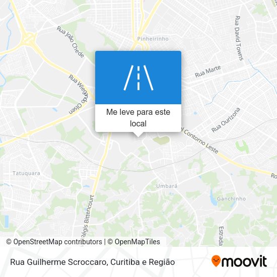 Rua Guilherme Scroccaro mapa