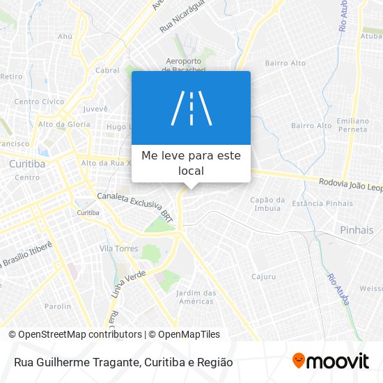 Rua Guilherme Tragante mapa