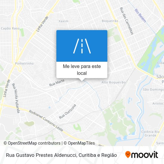 Rua Gustavo Prestes Aldenucci mapa