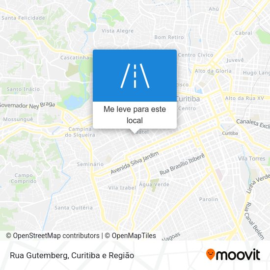 Rua Gutemberg mapa