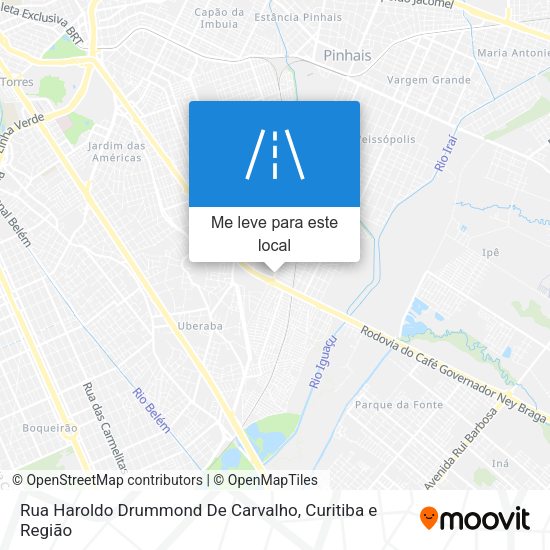 Rua Haroldo Drummond De Carvalho mapa