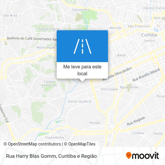 Rua Harry Blas Gomm mapa