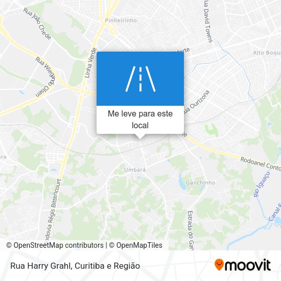 Rua Harry Grahl mapa