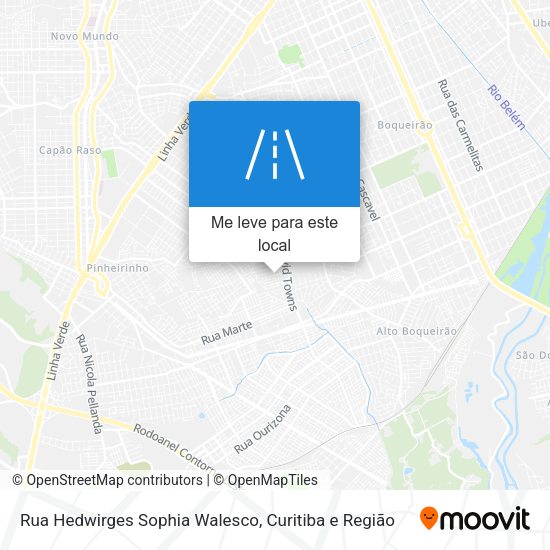 Rua Hedwirges Sophia Walesco mapa