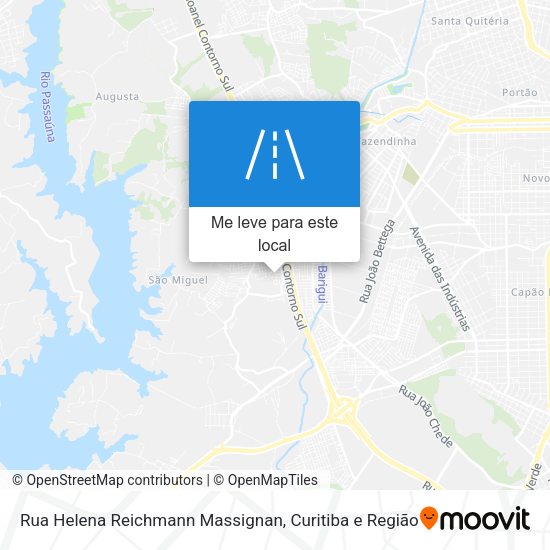 Rua Helena Reichmann Massignan mapa