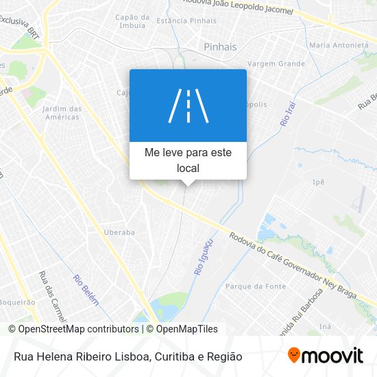 Rua Helena Ribeiro Lisboa mapa