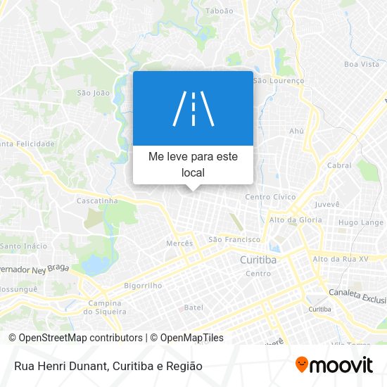 Rua Henri Dunant mapa