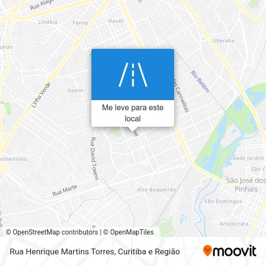 Rua Henrique Martins Torres mapa