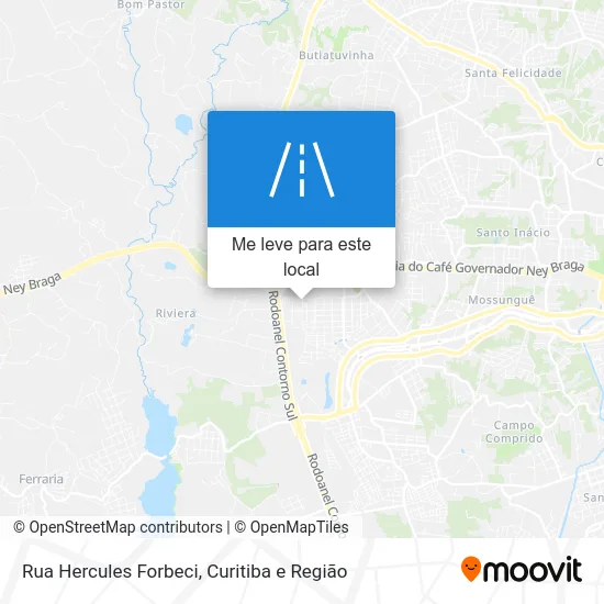 Rua Hercules Forbeci mapa