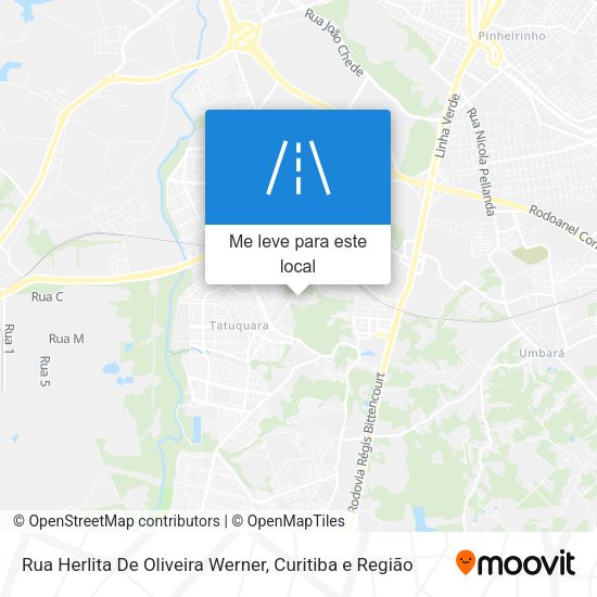 Rua Herlita De Oliveira Werner mapa