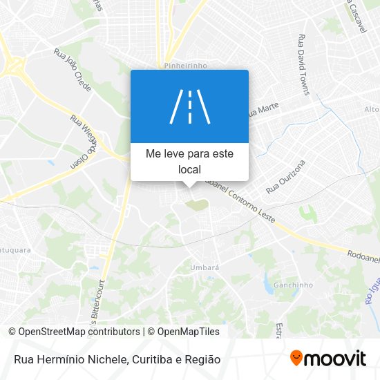 Rua Hermínio Nichele mapa