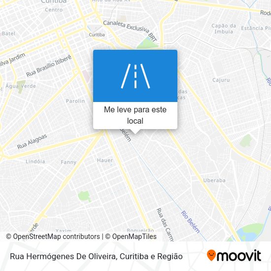 Rua Hermógenes De Oliveira mapa