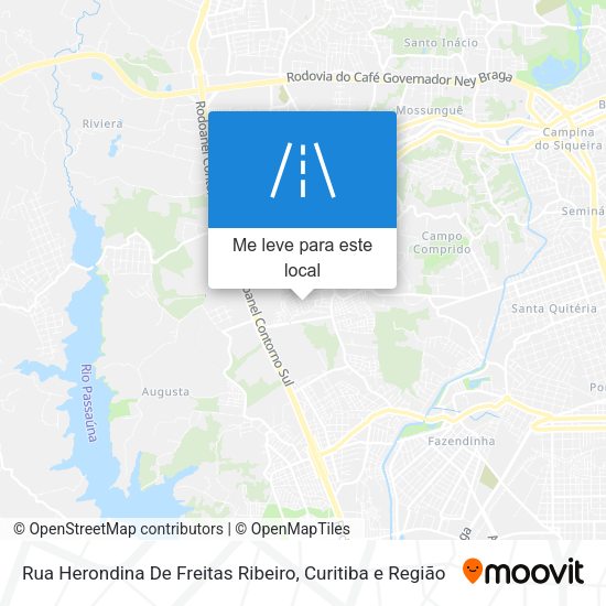 Rua Herondina De Freitas Ribeiro mapa