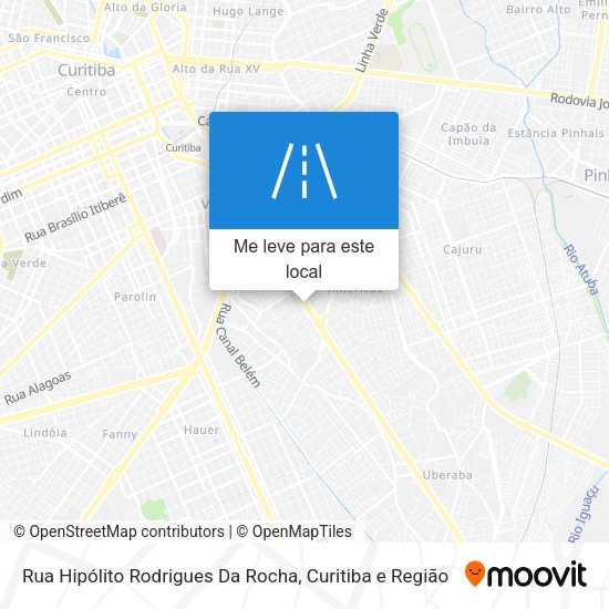 Rua Hipólito Rodrigues Da Rocha mapa