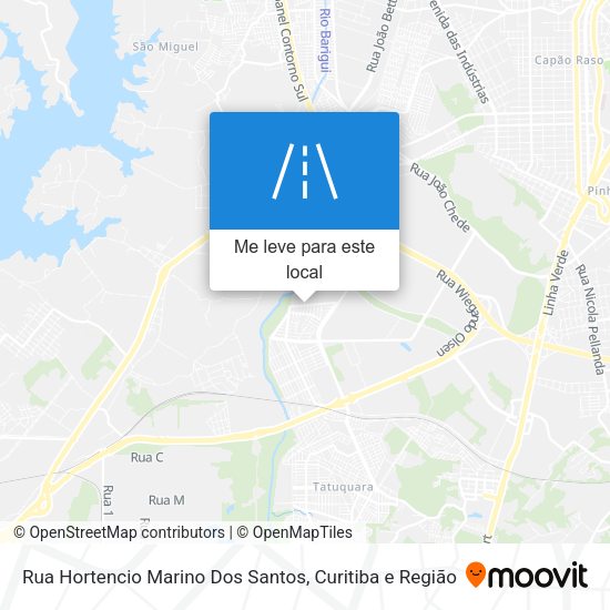 Rua Hortencio Marino Dos Santos mapa