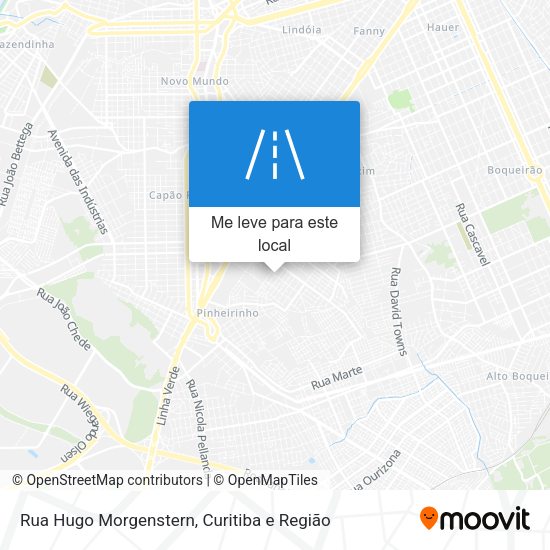 Rua Hugo Morgenstern mapa