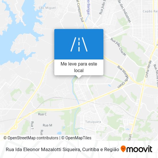 Rua Ida Eleonor Mazalotti Siqueira mapa
