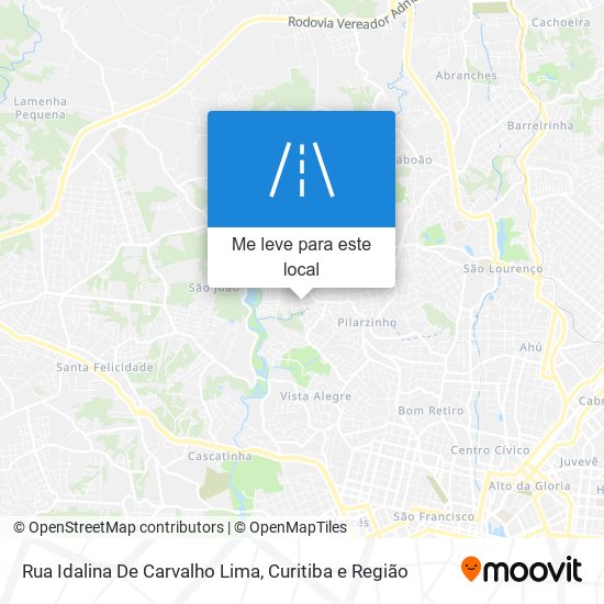 Rua Idalina De Carvalho Lima mapa