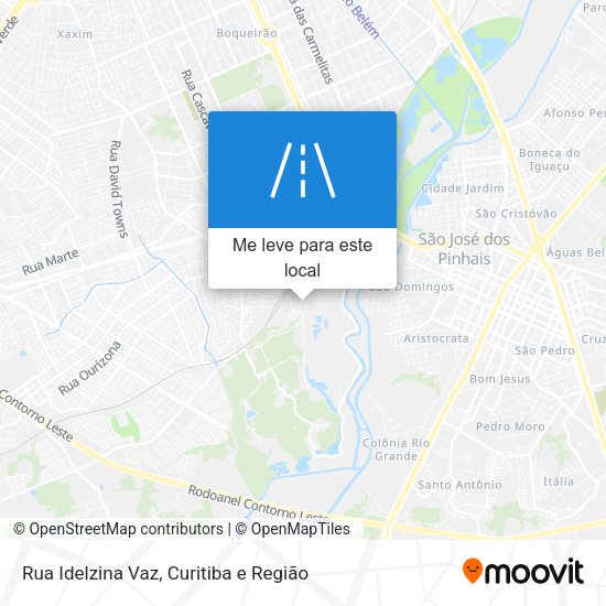 Rua Idelzina Vaz mapa