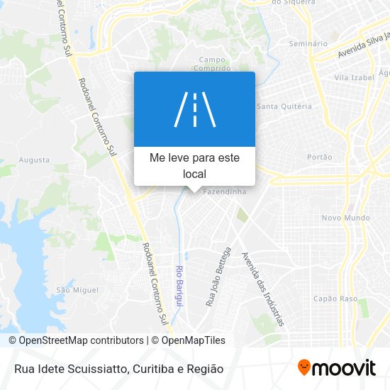 Rua Idete Scuissiatto mapa
