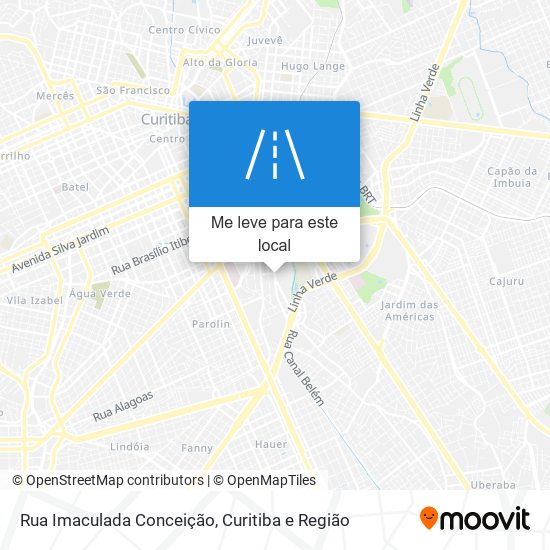 Rua Imaculada Conceição mapa