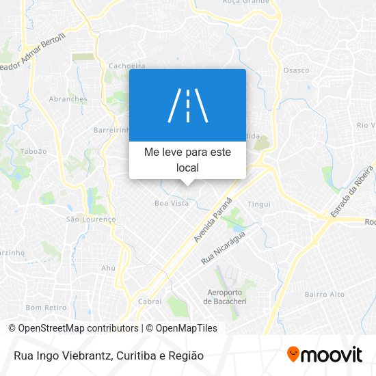 Rua Ingo Viebrantz mapa