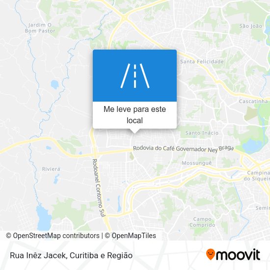 Rua Inêz Jacek mapa