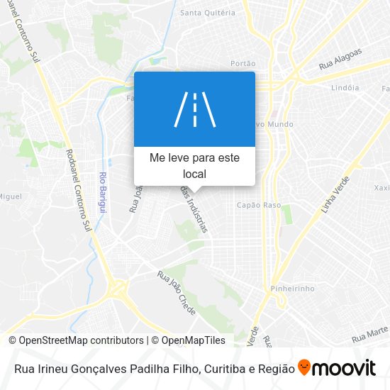 Rua Irineu Gonçalves Padilha Filho mapa