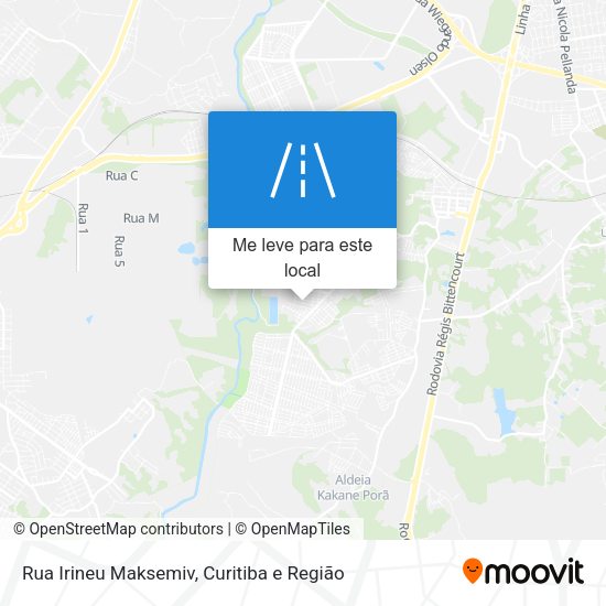 Rua Irineu Maksemiv mapa