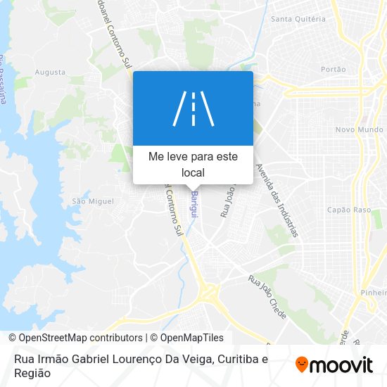 Rua Irmão Gabriel Lourenço Da Veiga mapa