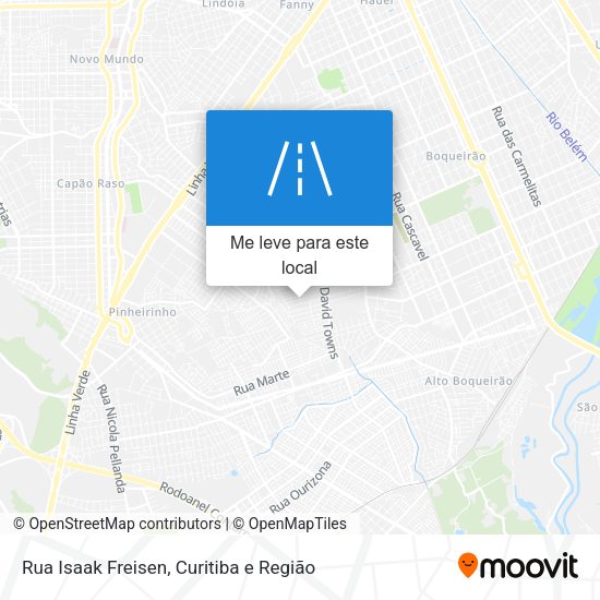 Rua Isaak Freisen mapa
