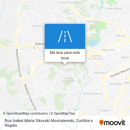 Rua Isabel Maria Sikorski Moscalewski mapa