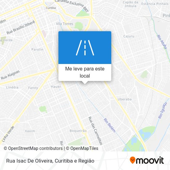 Rua Isac De Oliveira mapa