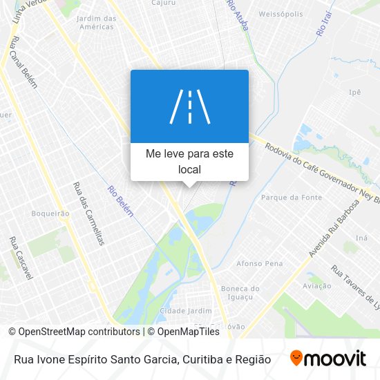 Rua Ivone Espírito Santo Garcia mapa